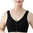 thumbnail image 1 of Backless Seamless Bra for Women, Soft Nylon Mesh with Polyurethane Splicing, Hollow-Out Design, Everyday Wear, Front Closure, All-Season Comfort, 1 of 5