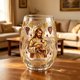 thumbnail image 4 of The Stemless Wine GlassReligious Glass Cup With Lamb Grape Gold Art Inspirational Catholic Gift For Communion Baptism, 4 of 6