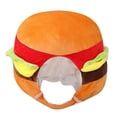 thumbnail image 2 of Sombrero de felpa de dibujos animados lindo Hamburguesa Novedad Esquí de invierno Accesorios de rendimiento fotográfico Gorro de peluche Juguetes BLESIY Gorro de felpa novedoso, 2 of 7