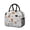 Mixed Breed Dog, variant on Corgi and Box Black Pattern Insulated Leakproof Lunch Box for Work, Lunch Bag for Women Men, Loncheras Para Mujer for Beach Travel Picnic Camping