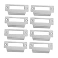 thumbnail image 5 of USHOBE Latch Strike Plate 8Pcs Silver 10X4.5in for Door Installation, 5 of 8