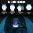 thumbnail image 3 of 3-in-1 Bug Zapper Mosquito Killer Lamp,Solar Operated and Battery Powered Electric Mosquito Zapper, 3 of 6