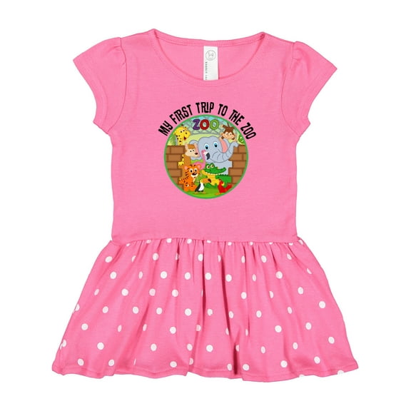 Inktastic First Trip to the Zoo Gift Baby Girl Dress