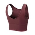thumbnail image 3 of Women's Sports Bra Underwear Yoga Wear Crop Tank Tops Gym Fitness Wear Sleeveless Running Vest Shirts, 3 of 5