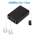 thumbnail image 3 of Yeacher 2 Ports RJ45 LAN CAT6 Network Switch Sélecteur 100 MHz 2 en 1 Sortie/1 en 2 Sortie Interne Externe Network Switcher Boîtier Répartiteur, 3 of 5