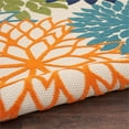thumbnail image 3 of Pemberly Row 10' x Round Multicolor Fabric Tropical Area Rug (10' Round), 3 of 7