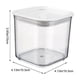 thumbnail image 3 of pstuiky Recipiente hermético para almacenar alimentos 1 pieza de plástico saludable para cereales con tapa fácil de cerrar para organizar y almacenar la despensa de la cocina., 3 of 6