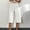 White, variant on Kmdttou Women'S Pocket Summer Elastic Casual Solid Color High-Waisted Slim Casual Pants