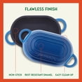 thumbnail image 5 of Enameled Cast Iron Bread Oven 2 Qt (Blue), Non-Stick Single Loaf Cast Iron Bread Pan with Lid, Easy Homemade Sourdough Dutch Oven with Lid, Oven-Safe Artisan Bread Baking Pan, 5 of 7
