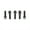 M6, variant on 5pcs Bicycle Screw M5x20mm / M6x20mm With Spacer Stem Riser Parts MTB Road Bike