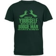 thumbnail image 1 of Halloween Always Be Yourself Boogie Man Forest Green Adult T-Shirt, 1 of 1