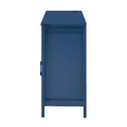 thumbnail image 6 of Hassch Sideboard Buffet Cabinet with Charging Station, Farmhouse Kitchen Cabinet with 4 Barn Doors, 59" Coffee Bar Cabinet with Adjustable Shelves for Dining Room, Hallway, Entryway, Navy Blue, 6 of 10