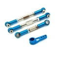 thumbnail image 1 of maskred Steering Link Rod Set For 104009 104016 104018 Monster Trucks Rc Steering Link Rod Set Aluminum Alloy Wheelbase RC Car Accessories Blue, 1 of 6