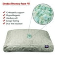 thumbnail image 2 of Majestic Pet | Charlie Shredded Memory Foam Rectangle Pet Bed For Dogs, Removable Cover, Beige Metallic, Large, 2 of 5