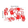 thumbnail image 2 of Bearachild Adhesivo decorativo para pared de Halloween, impermeable, DIY, adhesivo luminoso sangriento, autoadhesivo, suministro de decoración para sala de Kits de decoración para fiestas Tipo 1 Bearachild HA064930-01, 2 of 6