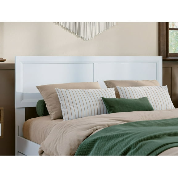 Sophia Full Solid Wood Headboard in White
