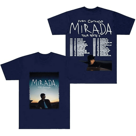 Ivan Cornejo merch 2025 Mirada Tour tshirt crewneck short sleeve tshirt men/women concert tops
