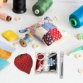 thumbnail image 2 of Portable Mini Sewing Kits Premium Sewing Kit for Case Strawberry Pin Pad for Quick Fixes, 2 of 4