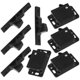 thumbnail image 2 of Cabinet Door Latch Rv Grabber Catch Camper Drawer Latch And Catch Rv Accessories Black 7 50X2 60X1 80cm Security Locking 4 Sets, 2 of 5