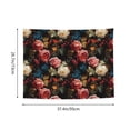 thumbnail image 6 of Picia Rose Flowers Pattern Tapestry-Tapestries for Bedroom Living Room Dorm(29x37"), 6 of 8