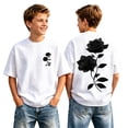 thumbnail image 3 of Boys Graphic Tees Under $10 Short Sleeve Shirts Casual Back to School Playwear Funny Cool #03 White 2-3 Years, 3 of 6