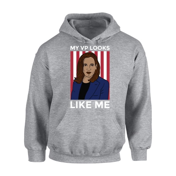My VP Looks Like Me Hoodie - Kamala Harris Hoodie Democrats Top - VP Women's Sweater