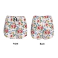 thumbnail image 5 of Lsque Rose Flowers Printed Women's Running Shorts with Liner Pockets,Elastic Quick Dry Workout Athletic Gym Yoga Shorts,Womens High Waist Shorts-Small, 5 of 9