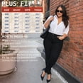 thumbnail image 7 of Dickies Womens Plus Size Cargo Pants - High Waisted Cotton Joggers with Pockets Casual & Work Pants, 7 of 7