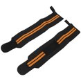 thumbnail image 3 of Wrist Wraps Levantamiento de pesas Profesional Gym Fitness Workout Soporte de muñeca BracesOrange, 3 of 8