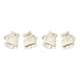 thumbnail image 1 of Sonducket 1 par de guantes sin dedos, accesorio de ropa sencillo de Color sólido, cubierta para calentar las manos con medio dedo, guante para niñas y Blanco 2piezas Sonducket CBP344067, 1 of 5