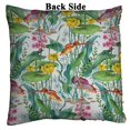 thumbnail image 2 of PKQWTM Aquarium Fishes Water Plants Flowers Reversible Mermaid Cushion Cover Home Decor Sequin Pillow Case Size 16x16 inches, 2 of 2