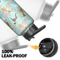 thumbnail image 3 of Paw Print Design Stainless Steel Water Bottle - Double Walled Copper Layer Technology with 360° Leakproof Seal for Sports & Outdoor use。, 3 of 6