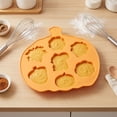 thumbnail image 6 of Dmlowu Thanksgiving Fall Silicone Molds, 6 Cavity Pumpkin Maple Leaf Mini Muffin Pan, Food Grade Holiday Baking Essentials for Chocolate Candy Pie Dessert, 6 of 6