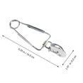 thumbnail image 2 of 3Pcs Acier Inoxydable Escargot Tong Alimentaire Servant Pince Pince Vaisselle, 2 of 9