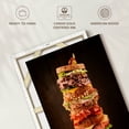 thumbnail image 6 of Elephant Stock Sandwich Stack Wall Art - Vertical Canvas Wall Art - Dining Room Wall Decor - Food And Drink Canvas - Orange And Brown Decor - 32" x 48", 6 of 8