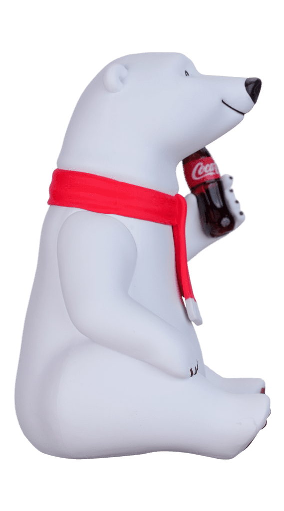 12 cm (4 pouces) Minix Collectible Figurine Coca Cola - Polar Bear