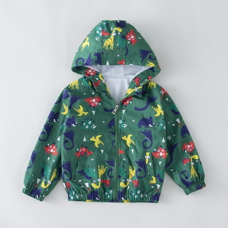 

SUWHWEA Toddler Baby Girls Boys Fashion Long Sleeved Coat Printed Hooded Jacket Suit in season Fall savings on Clearance