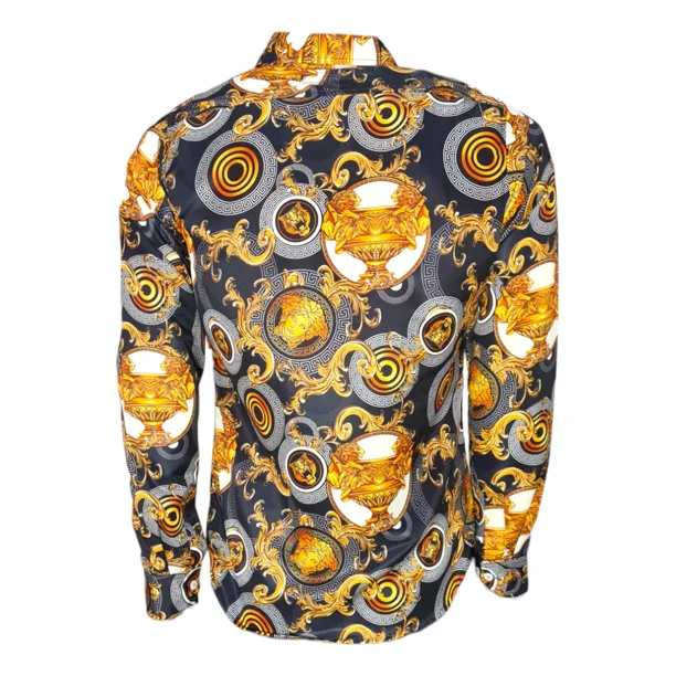 Camisa Buchona Para Hombre, Moda Caballero, Casual, Slim Fit