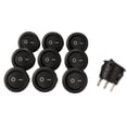 thumbnail image 1 of 10Pcs AC250V/10A 125V/12A 3P SPDT I/O Interruptor de botón redondo para barco con certificación UL, 1 of 4