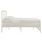 Weston Home Montgomery Spindle Metal Platform Queen Bed, White