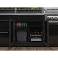 thumbnail image 3 of NewAge Products Outdoor Kitchen Aluminum 6 Piece Cabinet Set with Sink, Bar, Grill Cabinet, Performance Grill, Countertop and Stainless Steel Door Fridge, 3 of 10