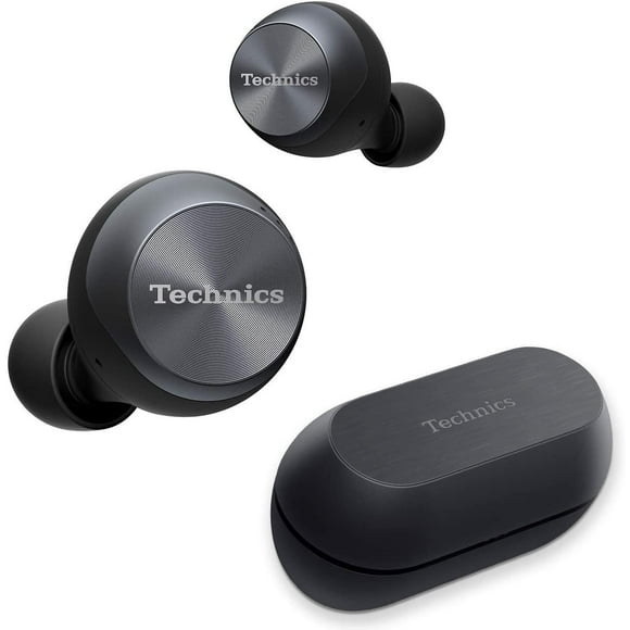 Technics True Wireless Earbuds with Industry Leading Noise Cancelling, Bluetooth Earbuds, Dual Hybrid Technology, Hi-Fi Sound, Compact Design, Alexa Compatible, Black (EAHAZ70WK)
