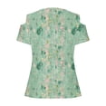 thumbnail image 4 of Young Womens Tops Trendy Summer Womens Plus Size Tops Dressy Casual Womens Blouses And Tops Dressy 100 Percent Cotton V Neck T Shirts Women Plus Size, 4 of 5
