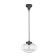 thumbnail image 2 of Hunter - Saddle Creek 1-light Noble Bronze, Small Pendant Light, Dimmable, Schoolhouse Style, Schoolhouse Shaped, for Bedrooms, Kitchens, Dining, Living Rooms - 19187, 2 of 10