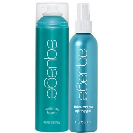 Aquage Uplifting Foam 8oz , Thickening Spray Gel 8oz
