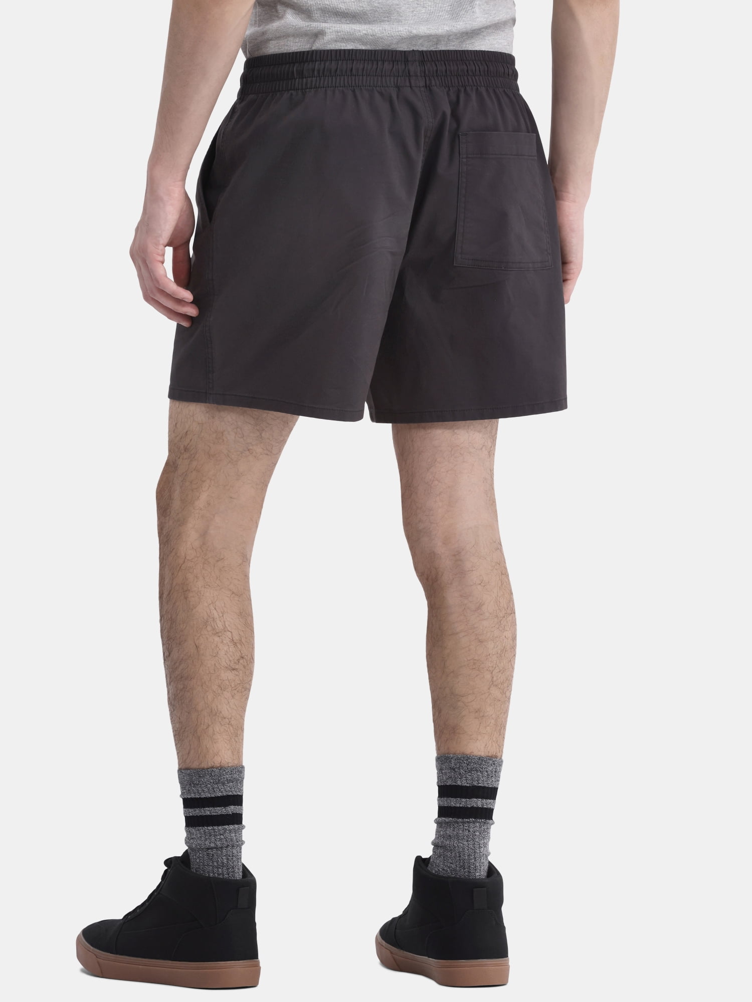 No Boundaries Men's & Big Men's Cotton Twill Shorts, Sizes XS-3XL