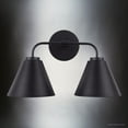 thumbnail image 3 of Luxury Mid Century Modern Bath Light, Matte Black, ULB2402, 3 of 4