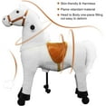 thumbnail image 4 of Wanan Ride on Horse for Big Kids, Horse Ride on Toy for 4 to 9 Years Old, (35.43'' Height) Riding Horse Rider Mechanical Walking Action, No Battery or Electricity, Max Load 165LBS, 4 of 8