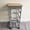 Grey, variant on HYGRAD Kitchen Storage Cart 3 Tier Wooden Rolling with 3 Baskets Drawers Wine Rack