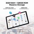 thumbnail image 5 of DOOGEE Tab A9 Pro+ Android 16 Tablet with Keyboard & Gemini AI, 2026 New 11inch Tablet, 30GB+128GB/2TB, 8580mAh, 90Hz, 13MP+5MP/Widevine L1/Face ID/WiFi5 Octa-Core Gaming Tablet with Pen, Mouse&Case, 5 of 9